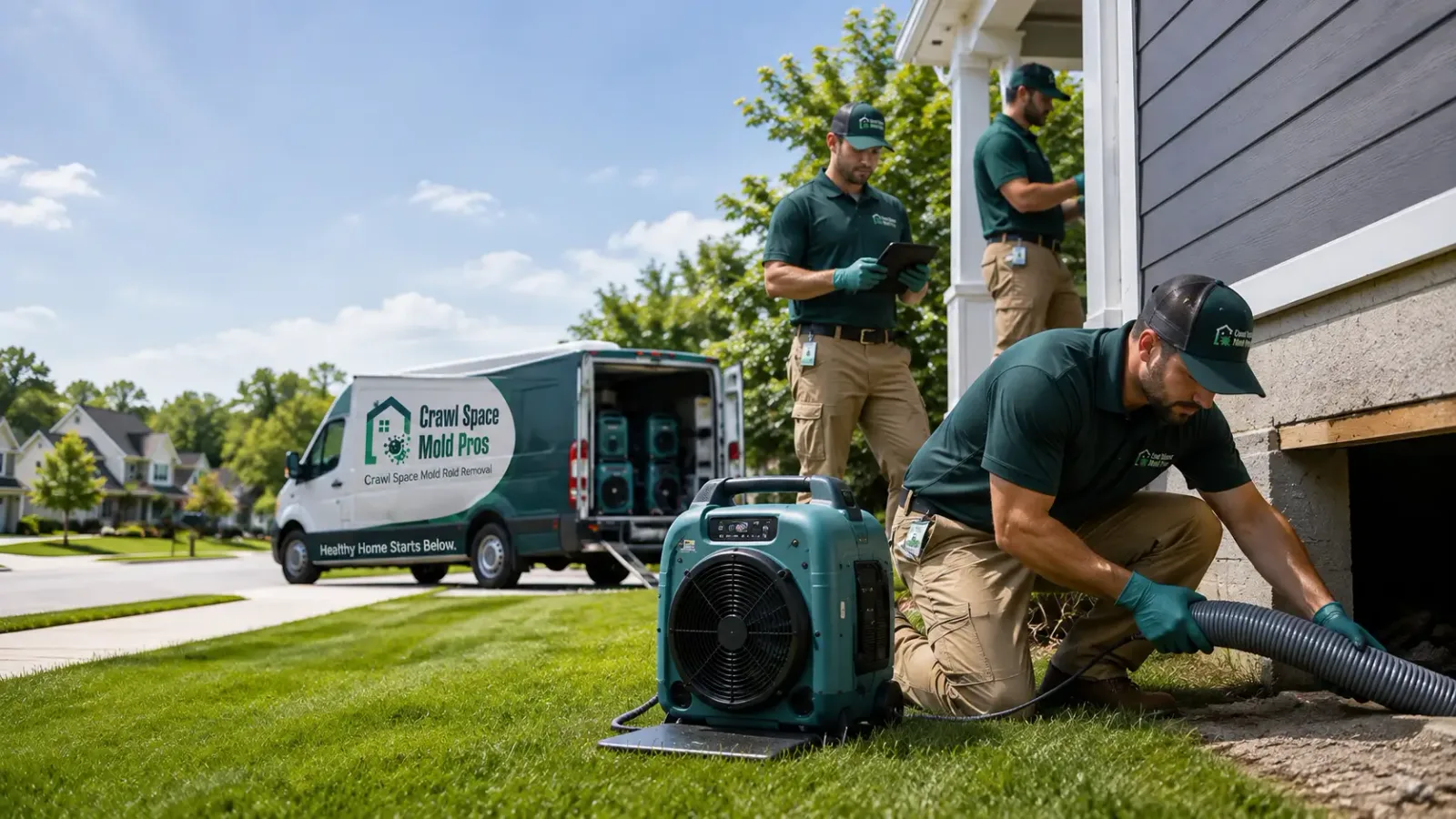 Crawl Space Mold Removal in Peosta, IA